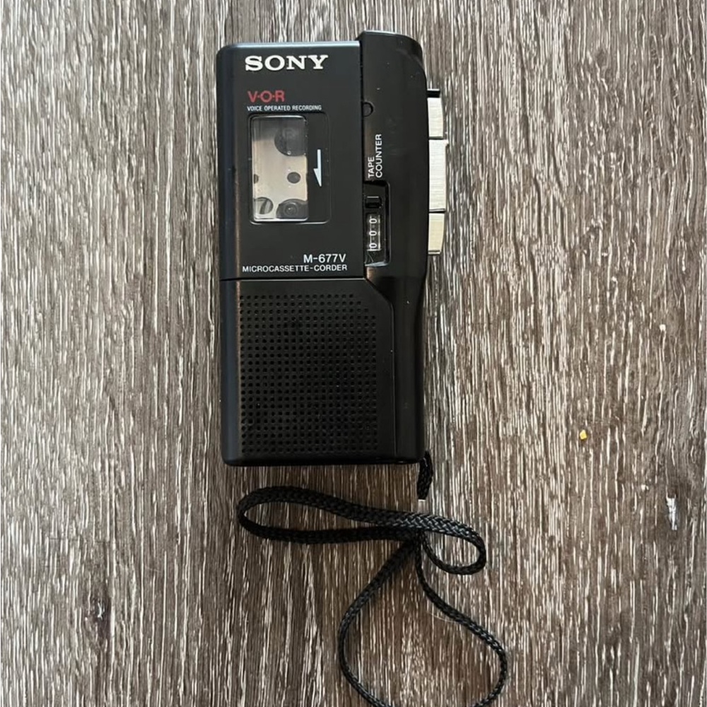Sony wVoice Recorder Tape M-677V untested